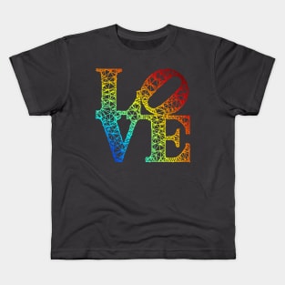 LOVE (Robert Indiana) Kids T-Shirt